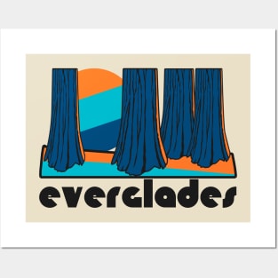 Retro Everglades ))(( Tourist Souvenir National Park Design Posters and Art